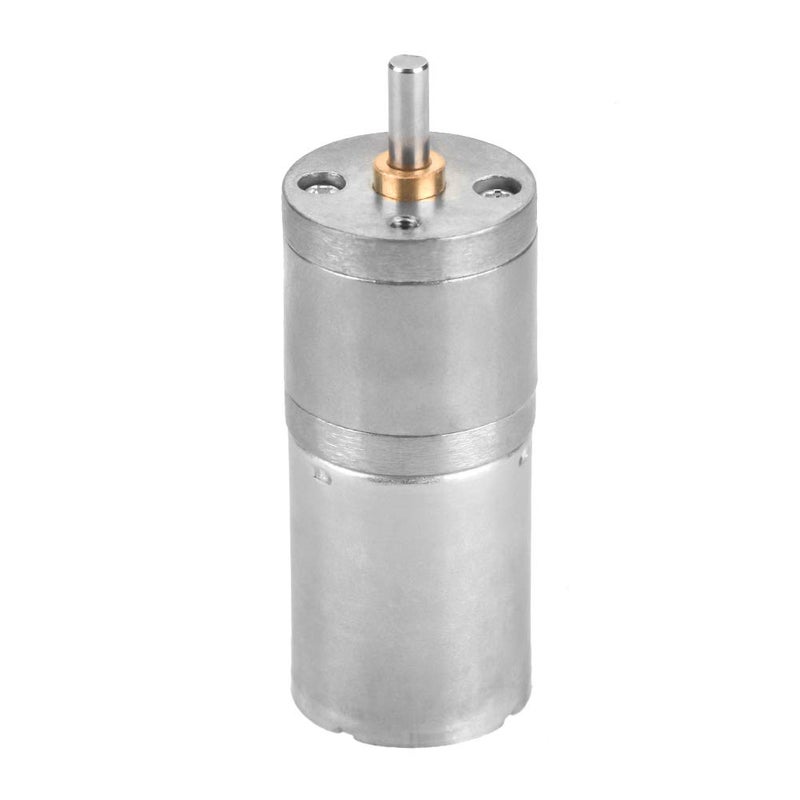 Naroote Dc Motor, DC Gear Motor Low Gear Motor 1Pcs 25mm DC 12V 25GA-370 Low Gear Motor for Electronic Lock (12V 60RPM) - Image 2